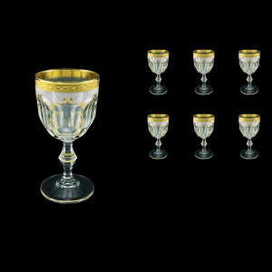 Provenza C3 PPGW Wine Glasses 170ml 6pcs in Persa Golden White Decor (71-269)