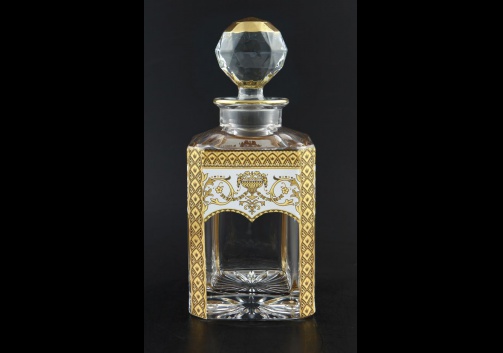 Provenza WD PEGW Whisky Decanter 750ml 1pc in Flora´s Empire Golden White Decor (21-528)