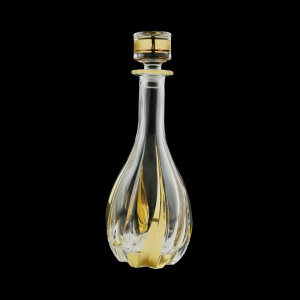 Trix RD TCG Round Decanter 900ml 1pc in Clear&Gold (1249)