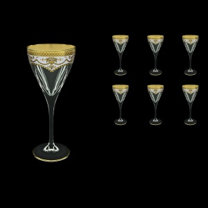 Fusion C2 FEGW Wine Glasses 250ml 6pcs in Flora´s Empire Golden White Decor (21-543)
