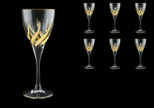 Trix C2 TTG Wine Glasses 240ml 6pcs in Gold (1262)