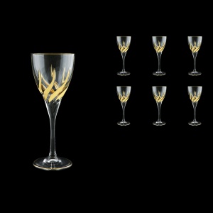 Trix C3 TTG Wine Glasses 180ml 6pcs in Gold (1261)