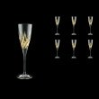 Trix CFL TTG Champagne Flutes 120ml 6pcs in Gold (1263)