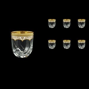 Trix B2 TEGW Whisky Glasses 400ml 6pcs in Flora´s Empire Golden White Decor (21-566)