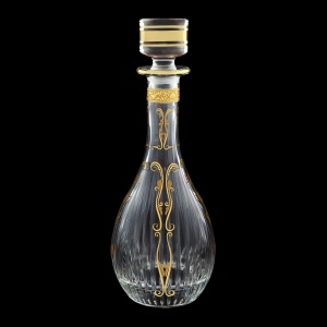 Timeless RD TNGC H Round Decanter 900ml 1pc in Romance Golden Classic Decor+H (33-285/H)