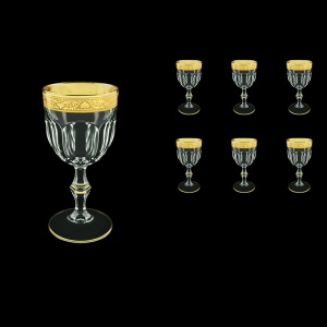 Provenza C3 PNGC Wine Glasses 170ml 6pcs in Romance Golden Classic Decor (33-139)