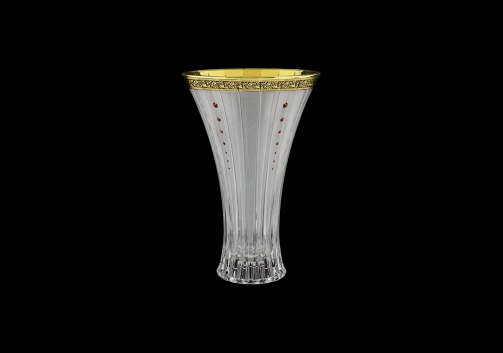 Timeless VV TMGB SKLI Vase 30cm 1pc in Lilit Gold. Black D.+SKLI (31-117/bKLI)