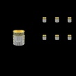Timeless B5 TMGB SKTO Liqueur Tumblers 78ml 6pcs in Lilit Gold. Black D+SKTO (31-111/bKTO)