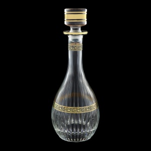 Timeless RD TMGB Round Decanter 900ml 1pc in Lilit Golden Black Decor (31-285)