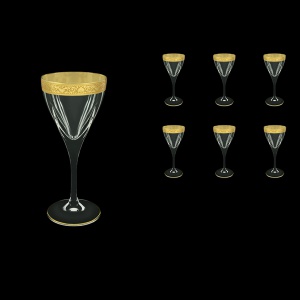 Fusion C3 Fngc Wine Glasses 210ml 6pcs in Romance Golden Classic Decor (33-431)