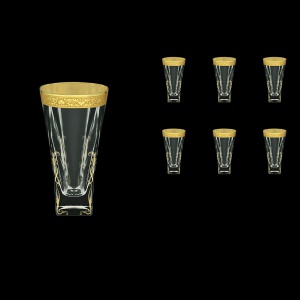 Fusion B0 FNGC H Water Glasses 384ml 6pcs in Romance Golden Classic Decor+H (33-398/H)