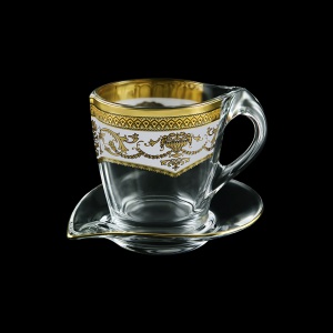 Mamanonmama CA MEGW Cappuccino 260ml 1pc in F. Empire Golden White Decor (21-448)