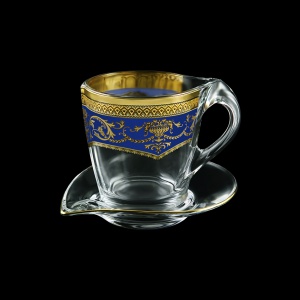 Mamanonmama CA MEGC Cappuccino 260ml 1pc in F. Empire Golden Blue Decor (23-448)