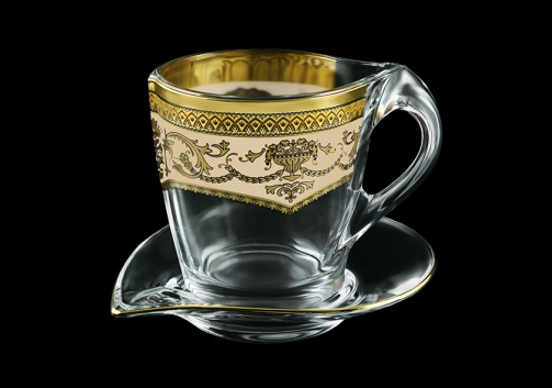 Mamanonmama CA MEGI Cappuccino 260ml 1pc in Flora´s Empire Golden Ivory Decor (25-448)