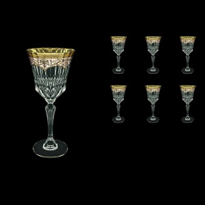 Adagio C2 AEGI Wine Glasses 280ml 6pcs in Flora´s Empire Golden Ivory Decor (25-593)