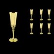 Adagio CFL AAG Champagne Flutes 180ml 6pcs in Gold (1316)