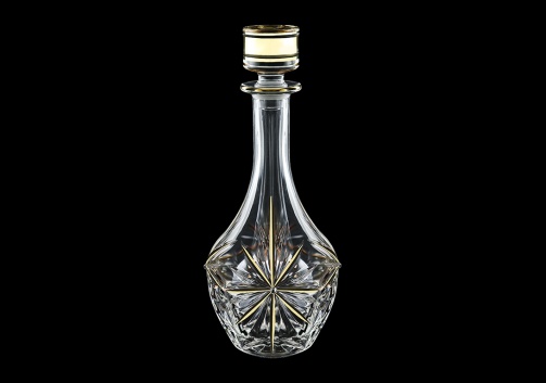 Oasis RD OCG Round Decanter 1000ml, 1pc in Half Star Gold+KCR (1297/KCR)