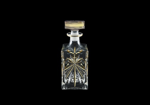 Oasis WD OCG Whisky Decanter 850ml, 1pc in Half Star Gold (1296/KCR)