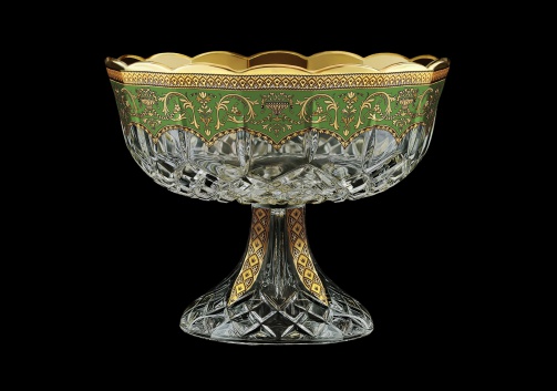 Opera MVO OEGG Large Bowl d23cm 1pc in Flora´s Empire Golden Green Decor (24-532)