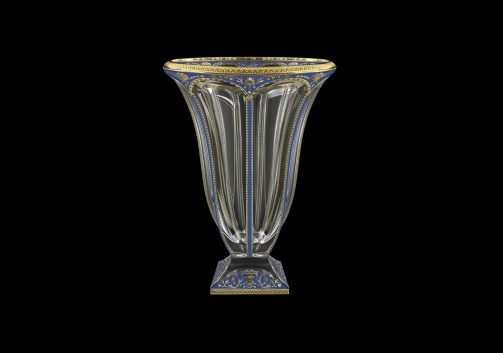 Panel VV PEGC B Vase 33cm 1pc in Flora´s Empire Golden Blue Decor (23-610)
