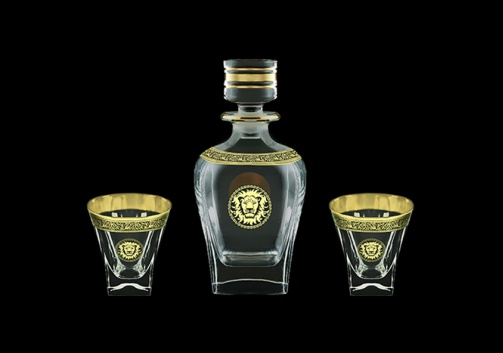 Fusion Set WD+B3 FOGB Whisky Set 800ml+2x200ml in Lilit&Leo Gold. Black (41-435/437/2)