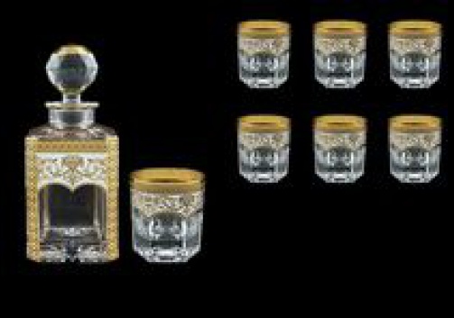 Provenza Set WD+B2 PEGW 750ml+6x280ml 1+6pcs in Flora´s Empire Gold. White D. (21-528/527)