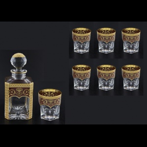 Provenza Set WD+B2 PEGR 750ml+6x280ml 1+6pcs in Flora´s Empire Gold. Red D. (22-528/527)