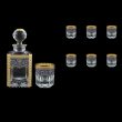 Provenza Set WD+B2 PEGC 750ml+6x280ml 1+6pcs in Flora´s Empire Gold. Blue D. (23-528/527)