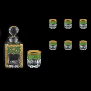 Provenza Set WD+B2 PEGG 750ml+6x280ml 1+6pcs in Flora´s Empire Gold. Green D. (24-528/527)
