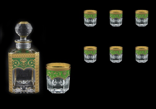 Provenza Set WD+B2 PEGG 750ml+6x280ml 1+6pcs in Flora´s Empire Gold. Green D. (24-528/527)