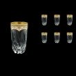 Trix B0 TEGW Water Glasses 470ml 6pcs in Flora´s Empire Golden White Decor (21-567)