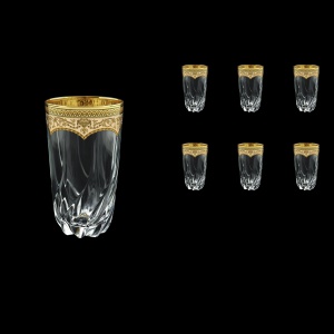 Trix B0 TEGI Water Glasses 470ml 6pcs in Flora´s Empire Golden Ivory Decor (25-567)