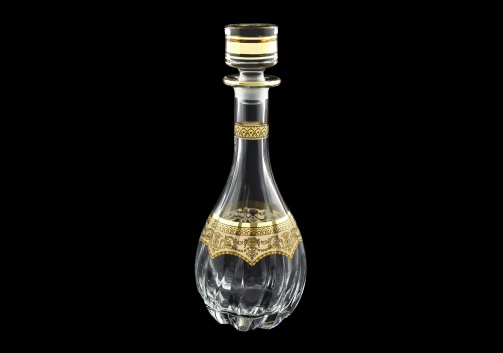 Trix RD TEGI Round Decanter 900ml 1pc in Flora´s Empire Golden Ivory Decor (25-570)