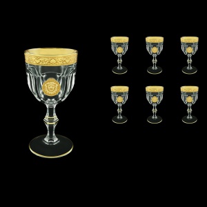 Provenza C2 POGC Wine Glasses 230ml 6pcs in Romance&Leo Golden Classic D. (43-140)
