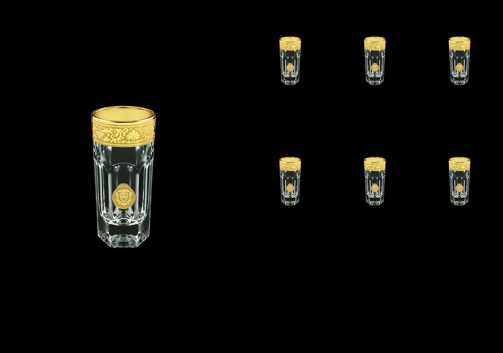 Provenza B5 POGC Liqueur Tumbler 50ml 6pcs in Romance&Leo Golden Classic D. (43-142)