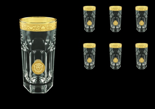 Provenza B0 POGC Water Glasses 370ml 6pcs in Romance&Leo Golden Classic Decor (43-141)