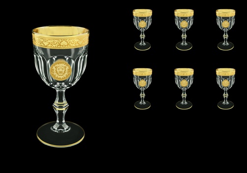Provenza C3 POGC Wine Glasses 170ml 6pcs in Romance&Leo Golden Classic D. (43-139)