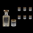 Opera Set WD+B2 OMGB 750ml+6x300ml, 1+6pcs in Lilit Golden Black Decor (31-238/236)