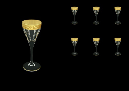 Fusion C5 FNGC H Liqueur Glasses 70ml 6pcs in Romance Golden Classic Decor+H (33-430/H)