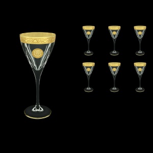 Fusion C2 FOGC Wine Glasses 250ml 6pcs in Romance&Leo Golden Classic Decor (43-432)