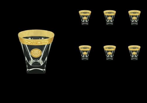 Fusion B2 FOGC Whisky Glasses 270ml 6pcs in Romance&Leo Golden Classic Decor (43-397)