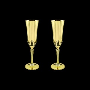 Adagio CFL AAG Champagne Flutes 180ml 2pcs in Gold (1316/2)