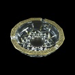 Opera PO OMGB Ashtray d17,5cm 1pc in Lilit Golden Black Decor (31-406)