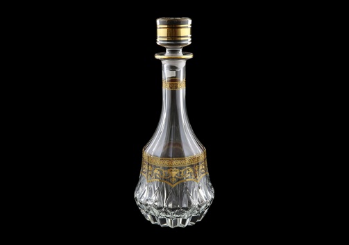 Adagio RD AELK Round Decanter 1000ml 1pc in Flora´s Empire Golden Crystal Light (20-599/L)