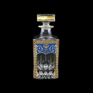 Opera WD OEGC Whisky Decanter 750ml 1pc in Flora´s Empire Golden Blue Decor (23-661)