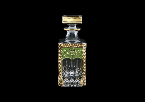 Opera WD OEGG Whisky Decanter 750ml 1pc in Flora´s Empire Golden Green Decor (24-661)