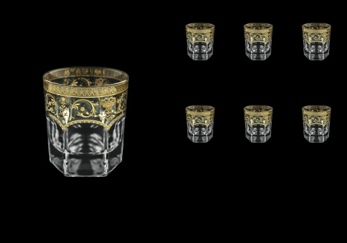 Provenza B2 PELK Whisky Glasses 280ml 6pcs in Flora´s Empire G. Crystal Light (20-527/L)