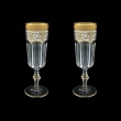 Provenza CFL PEGW Champagne Flutes 160ml 2pcs in Flora´s Empire Golden White D. (21-524/2)