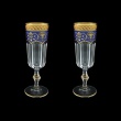 Provenza CFL PEGC Champagne Flutes 160ml 2pcs in Flora´s Empire Golden Blue D. (23-524/2)