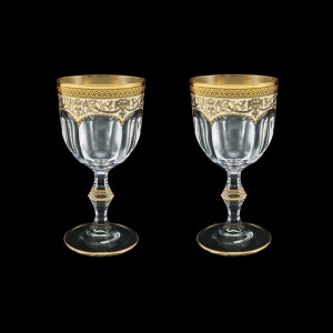 Provenza C2 PEGI Wine Glasses 230ml 2pcs in Flora´s Empire Golden Ivory Decor (25-523/2)